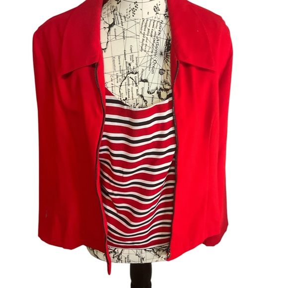 Miss Dorby Womens Red Jacket Tank top Black 5th East Short Pants 12 Set - Picture 3 of 11